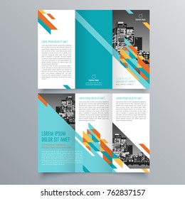 Brochure design, brochure template, creative tri-fold, trend brochure
