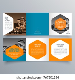 Brochure design, brochure template, creative tri-fold, trend brochure
