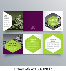 Brochure design, brochure template, creative tri-fold, trend brochure
