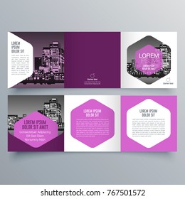 Brochure design, brochure template, creative tri-fold, trend brochure
