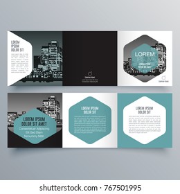 Brochure design, brochure template, creative tri-fold, trend brochure
