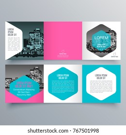 Brochure design, brochure template, creative tri-fold, trend brochure

