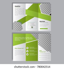 Brochure design, brochure template, creative tri-fold, trend brochure