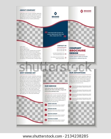 Brochure design, brochure template, creative tri-fold, trend brochure, Tri fold brochure design, abstract tri-fold presentation layout templates a4 size