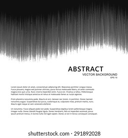 Brochure design template in dark gray color on white background