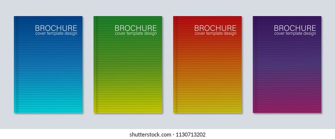 Brochure design template, flyer layout, cover with geometric background.