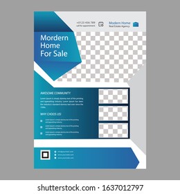 Brochure design template flyer set, abstract business flyer size A4 template, creative cover, trend brochure set
