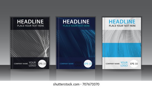 Brochure design. Template flyer set. Eps10 vector.
