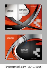 brochure design template frame for images
