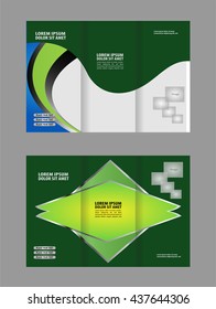 brochure design template frame for images

