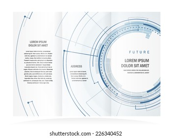 Brochure Design Template Future Circles Technological