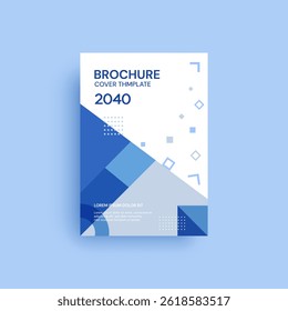 Modelo de design de folheto, layout, relatório anual de design de capa, revista, folheto, livreto.
