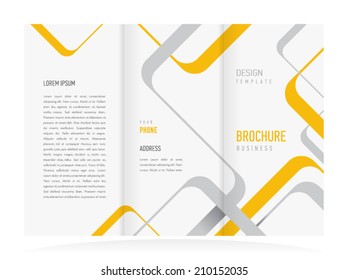 brochure design template stripes abstract