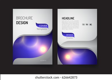 Brochure design template. or suitable use for a business annual report, flyer, poster, banner, book, magazine. vector file