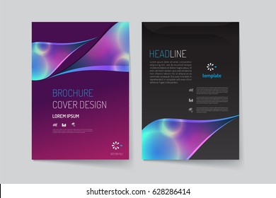 Brochure design template. or suitable use for a business annual report, flyer, poster, banner, book, magazine. vector file