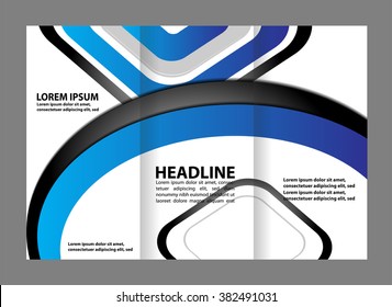 brochure design template tech
