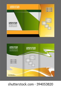 brochure design template tech
