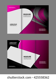 brochure design template tech
