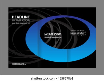 brochure design template tech
