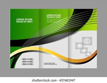 brochure design template tech
