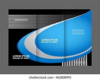 brochure design template tech
