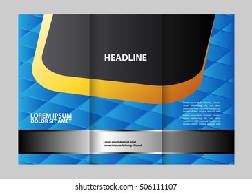 brochure design template tech
