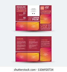 Brochure design, brochure template, trend brochure