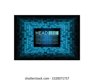 Brochure design template vector. Abstract cover book blue portfolio minimal presentation poster. concept in A4 layout. flyers report business magazine. banner text box