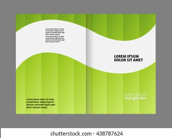 Brochure design template vector abstract
