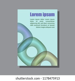 Brochure design template vector. Flyer. Leaflet cover presentation.