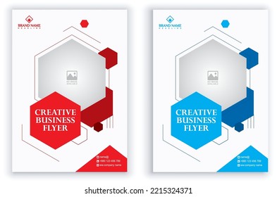 Vector de plantilla de diseño de folleto. Cartel de la revista de negocios. Concepto de pincel de presentación en diseño A4.