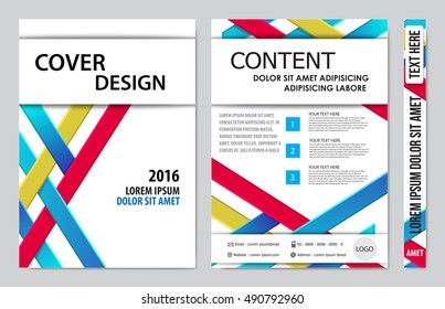 Brochure design template vector. Flyers annual report business magazine poster.Leaflet cover book presentation with abstract design background. Layout in A4 size.illustration.