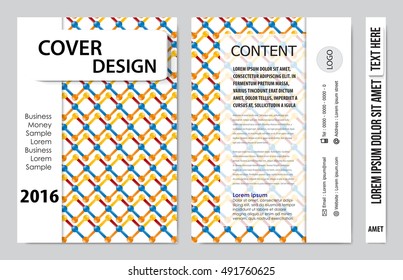 Brochure design template vector. Flyers annual report business magazine poster.Leaflet cover book presentation with abstract design background. Layout in A4 size.illustration.