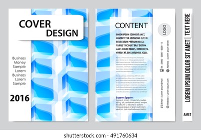 Brochure design template vector. Flyers annual report business magazine poster.Leaflet cover book presentation with abstract design background. Layout in A4 size.illustration.
