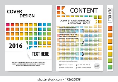 Brochure design template vector. Flyers annual report business magazine poster.Leaflet cover book presentation with abstract design background. Layout in A4 size.illustration.