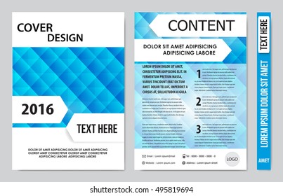 Brochure design template vector. Flyers annual report business magazine poster.Leaflet cover book presentation with abstract design background. Layout in A4 size.illustration.