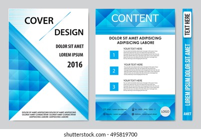 Brochure design template vector. Flyers annual report business magazine poster.Leaflet cover book presentation with abstract design background. Layout in A4 size.illustration.