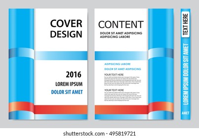 Brochure design template vector. Flyers annual report business magazine poster.Leaflet cover book presentation with abstract design background. Layout in A4 size.illustration.