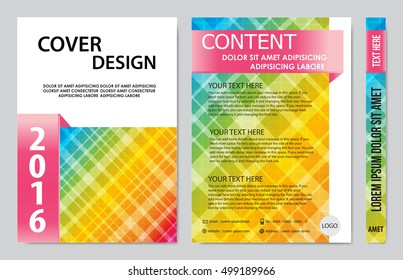 Brochure design template vector. Flyers annual report business magazine poster.Leaflet cover book presentation with abstract design background. Layout in A4 size.illustration.