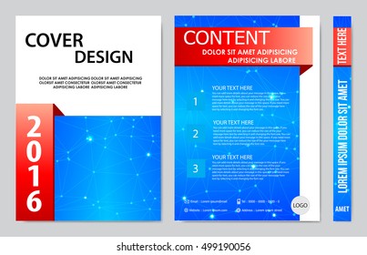 Brochure design template vector. Flyers annual report business magazine poster.Leaflet cover book presentation with abstract design background. Layout in A4 size.illustration.