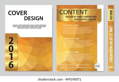 Brochure design template vector. Flyers annual report business magazine poster.Leaflet cover book presentation with abstract design background. Layout in A4 size.illustration.