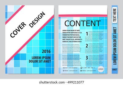 Brochure design template vector. Flyers annual report business magazine poster.Leaflet cover book presentation with abstract design background. Layout in A4 size.illustration.
