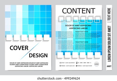 Brochure design template vector. Flyers annual report business magazine poster.Leaflet cover book presentation with abstract design background. Layout in A4 size.illustration.