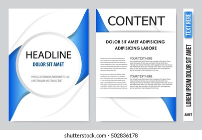 Brochure design template vector. Flyers annual report business magazine poster.Leaflet cover book presentation with abstract design background. Layout in A4 size.illustration.