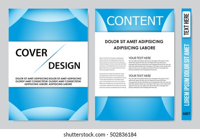 Brochure design template vector. Flyers annual report business magazine poster.Leaflet cover book presentation with abstract design background. Layout in A4 size.illustration.