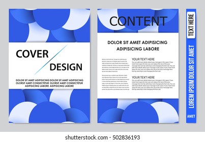 Brochure design template vector. Flyers annual report business magazine poster.Leaflet cover book presentation with abstract design background. Layout in A4 size.illustration.