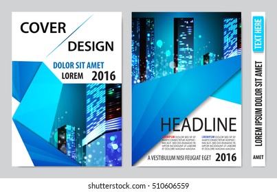 Brochure design template vector. Flyers annual report business magazine poster.Leaflet cover book presentation with abstract design background. Layout in A4 size.illustration