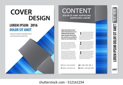Brochure design template vector. Flyers annual report business magazine poster.Leaflet cover book presentation with abstract design background. Layout in A4 size.illustration