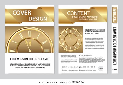 Brochure design template vector. Flyers annual report business magazine poster.Leaflet cover book presentation with abstract design background. Layout in A4 size.illustration