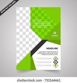 Brochure design template vector. Flyers report business magazine poster minimal portfolio. Abstract square in cover book presentation. City concept in A4 layout.